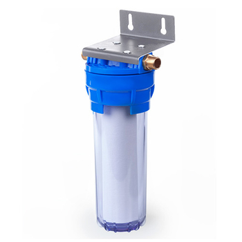 Фильтр магистральный Гейзер Корпус 10SL 1/2 с металлической скобой - Фильтры для воды - Фильтры под мойку - Магазин электрооборудования для дома ТурбоВольт